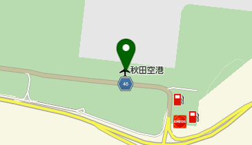 WiFiBOX 秋田空港:国内線・国際線(1F)到着ロビーの地図画像