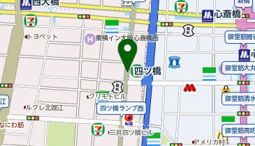 WiFiBOX Osaka Metro四つ橋線四ツ橋駅の地図画像