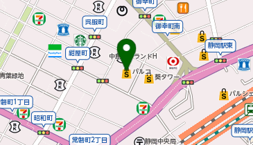 スマホスピタル 静岡パルコ店の地図画像