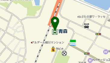 WiFiBOX NewDays 青森東口待合の地図画像