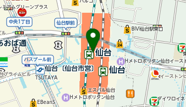 WiFiBOX NewDays仙台の地図画像