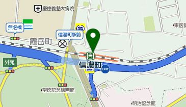 WiFiBOX アトレ信濃町の地図画像