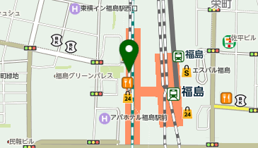 WiFiBOX NewDays 福島西口の地図画像