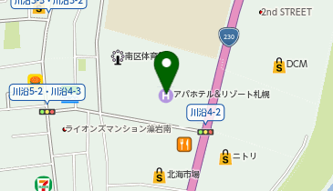 WiFiBOX アパホテル&リゾート〈札幌〉の地図画像