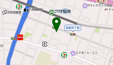 WiFiBOX アパホテル〈羽田 穴森稲荷駅前〉の地図画像