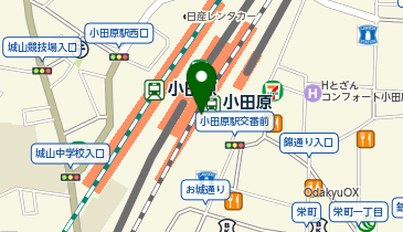 WiFiBOX ベックスコーヒーショップ小田原店の地図画像