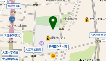 WiFiBOX WILLERバスターミナル大阪梅田の地図画像