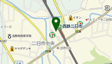 WiFiBOX 西鉄二日市駅の地図画像
