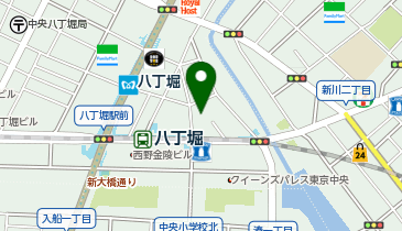WiFiBOX ICI HOTEL 東京八丁堀の地図画像