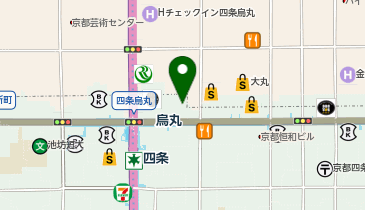 WiFiBOX 東横INN京都四条烏丸の地図画像