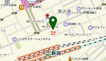 WiFiBOX 東横INN新潟駅前の地図画像