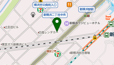 WiFiBOX 東横INN新横浜駅前新館の地図画像
