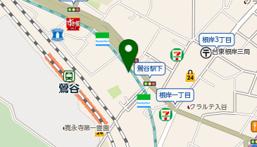 WiFiBOX 東横INN鶯谷駅前の地図画像