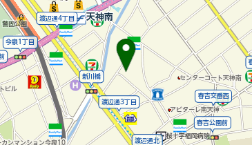 WiFiBOX 東横INN福岡天神の地図画像