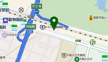 WiFiBOX 東横INNあべの天王寺の地図画像