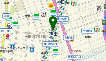 WiFiBOX NewDays 神田南口改札外の地図画像