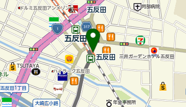 WiFiBOX NewDays 五反田の地図画像