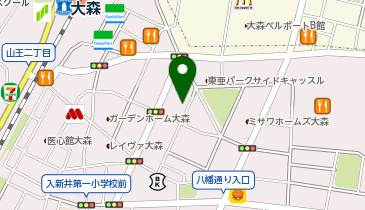 WiFiBOX アパホテル〈大森駅前東〉の地図画像