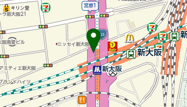 WiFiBOX Osaka Metro御堂筋線新大阪駅の地図画像