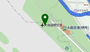 WiFiBOX 伊丹空港南ターミナル(1F)中央エリア側エントランスの地図画像