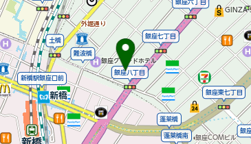 WiFiBOX LAOX Grand Stage GINZAの地図画像