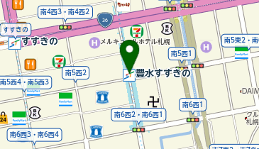 WiFiBOX アパホテル〈札幌すすきの駅前〉の地図画像