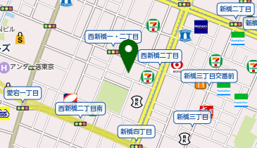 WiFiBOX アパホテル〈新橋虎ノ門〉の地図画像