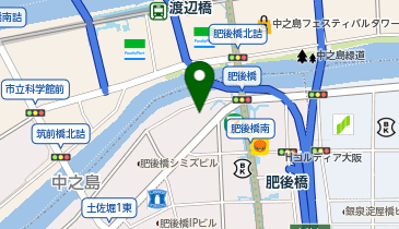 WiFiBOX アパホテル〈大阪肥後橋駅前〉の地図画像