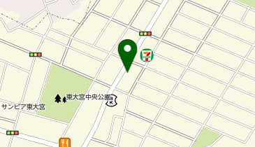 pastel(パステル)レンタカー 東大宮店の地図画像