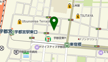 キックボクシング スタジオ リフィナス宇都宮の地図画像