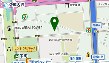 キックボクシング スタジオ リフィナス名古屋栄の地図画像