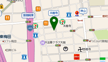 キックボクシング スタジオ リフィナス阪急梅田の地図画像