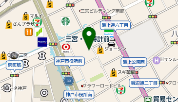 キックボクシング スタジオ リフィナス神戸三宮の地図画像