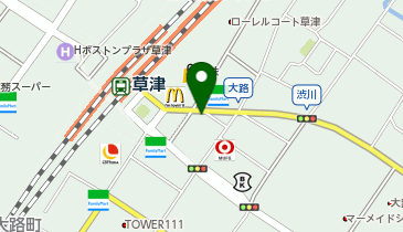 キックボクシング スタジオ リフィナス草津の地図画像