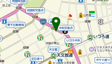 キックボクシング スタジオ リフィナス鹿児島の地図画像