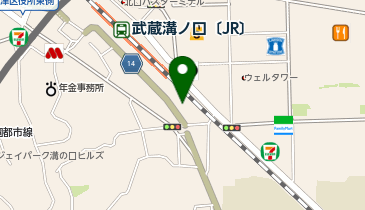 川崎家族葬 はばたきグループの地図画像