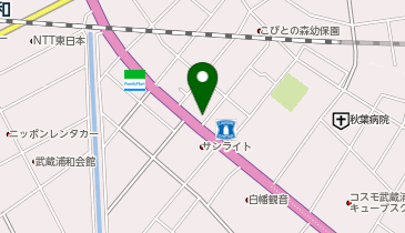 白蓮会館 浦和支部 西野道場の地図画像