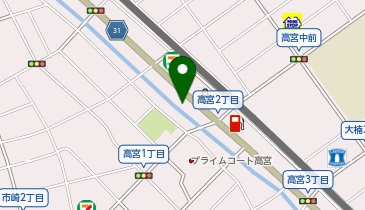 ブリッジゴルフ 福岡高宮店の地図画像