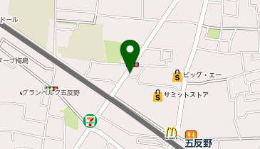 ゴルフアカデミー 五反野店の地図画像