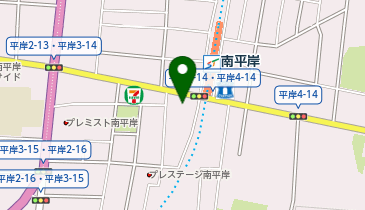 南平岸矯正歯科の地図画像