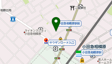 サン・ライフ 小田急相模原駅前ファミリーホールの地図画像