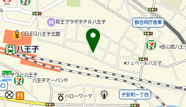 サン・ライフ 八王子北口ファミリーホールの地図画像