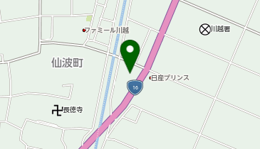 メモリアルホール川越の地図画像