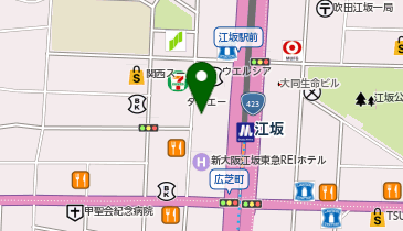 NAYUTAS(ナユタス) 江坂校の地図画像