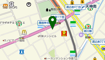 スタジオコフレ 天神スタジオの地図画像