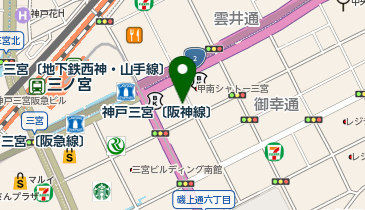美容鍼デイジー 三宮店の地図画像