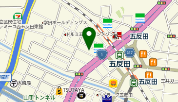 パーソナルベース五反田(PBジム五反田)の地図画像