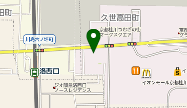 小さなお葬式 桂ホールの地図画像