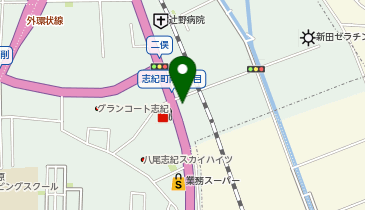 小さなお葬式 八尾志紀町ホールの地図画像