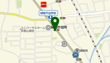 小さなお葬式 城陽市役所前ホールの地図画像